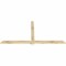 Ekena Millwork Eugene Rough Sawn Timber Gable Bracket, Douglas Fir, 84"W x 42"H x 2"D x 4"F, 12/12 Pitch GBW084X42X0204EUG00RDF - alternate 5